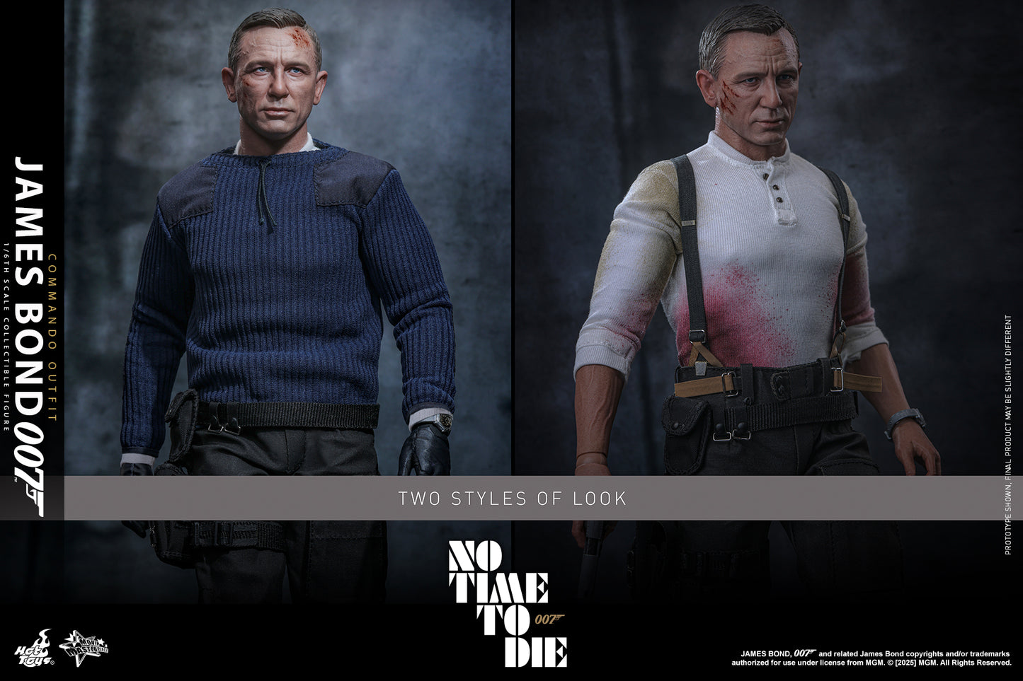 Hot Toys MMS804 No Time To Die [James Bond] (Commando Outfit) 1/6th scale Collectible Figure