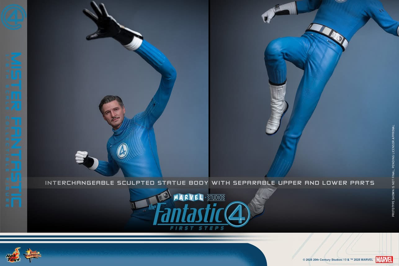 (Preorder) Hot Toys MMS821B The Fantastic Four: First Steps [Mister Fantastic](Special Edition) 1/6th Scale Collectible Figure