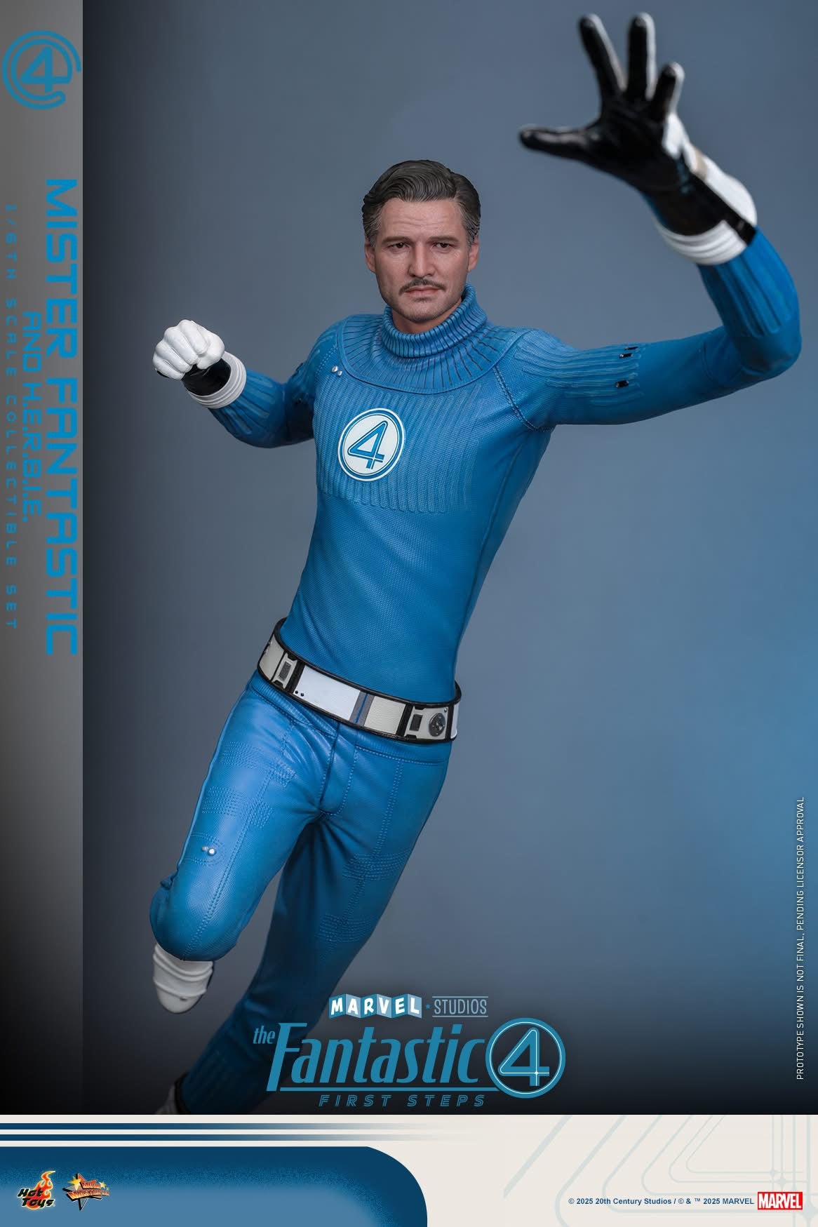 (Preorder) Hot Toys MMS821B The Fantastic Four: First Steps [Mister Fantastic](Special Edition) 1/6th Scale Collectible Figure