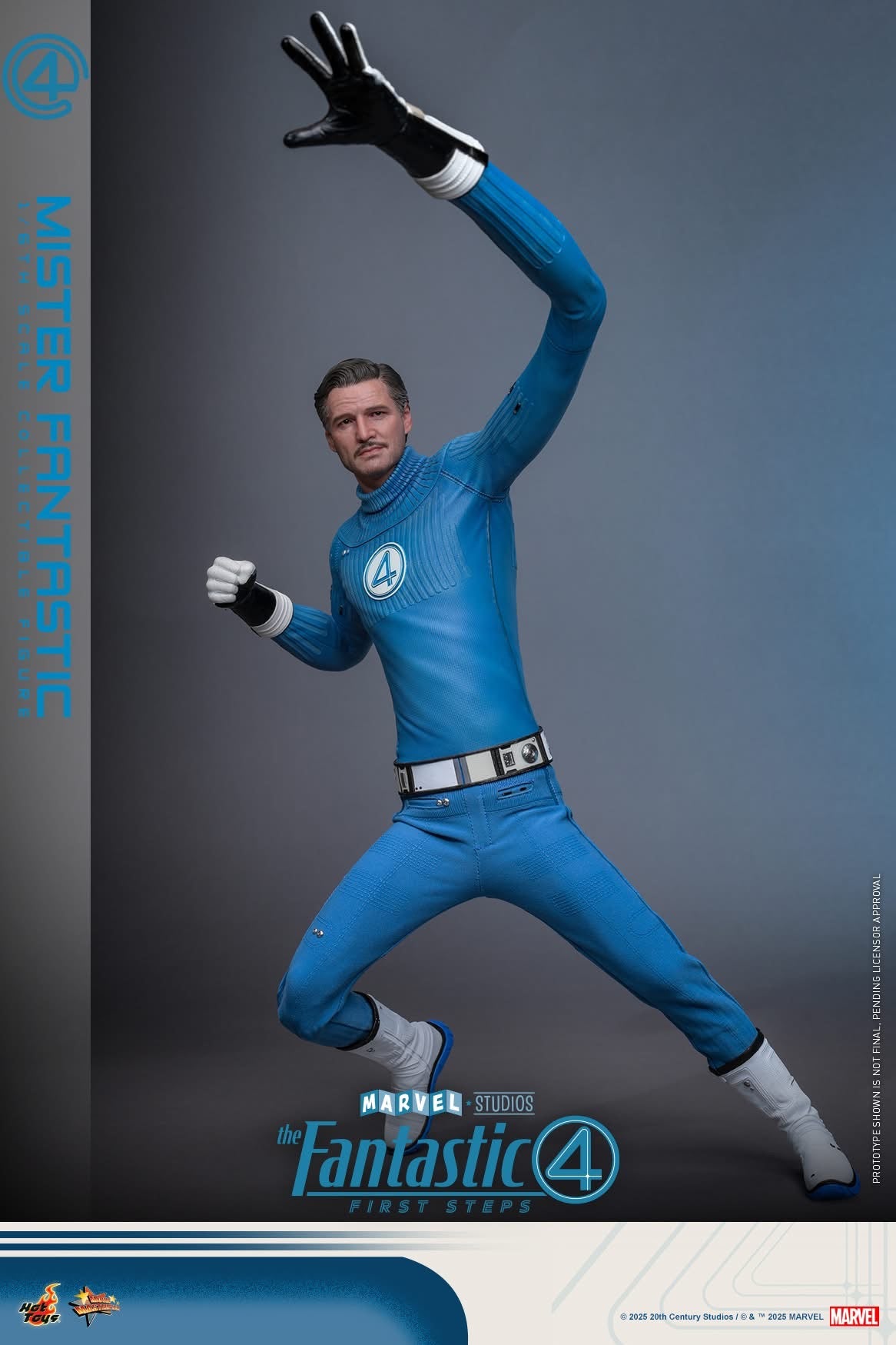 (Preorder) Hot Toys MMS821B The Fantastic Four: First Steps [Mister Fantastic](Special Edition) 1/6th Scale Collectible Figure