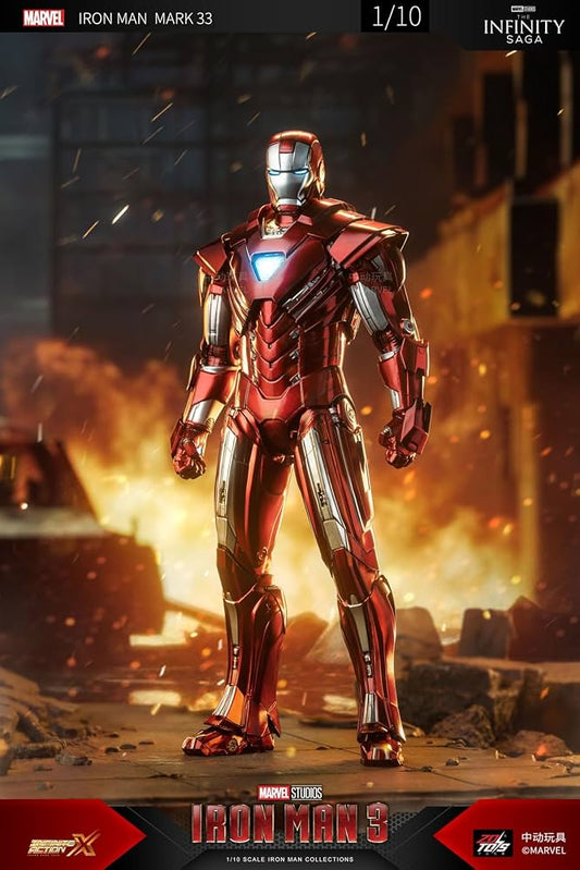 ZD Toys Iron Man 3 [Iron Man Mark 33] 1/10th Scale Scale Collectible Figure