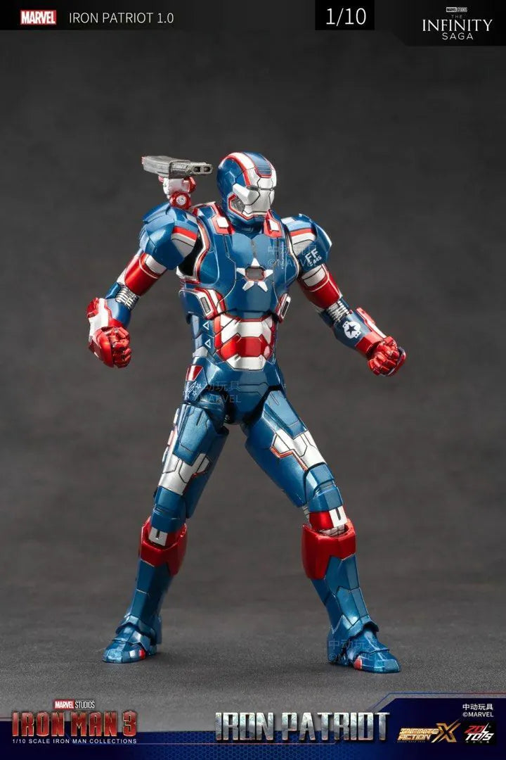 ZD Toys [Iron Patriot] 1:10 Scale Collectible Figure