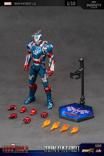 ZD Toys [Iron Patriot] 1:10 Scale Collectible Figure