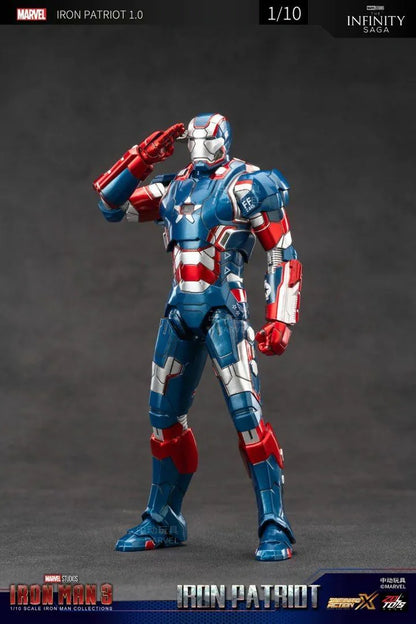 ZD Toys [Iron Patriot] 1:10 Scale Collectible Figure