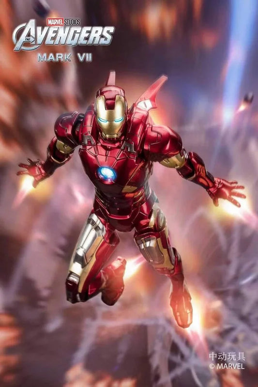 ZD Toys [Iron Man - Mark 7] 1:10 Scale Collectible Figure (LED Version)