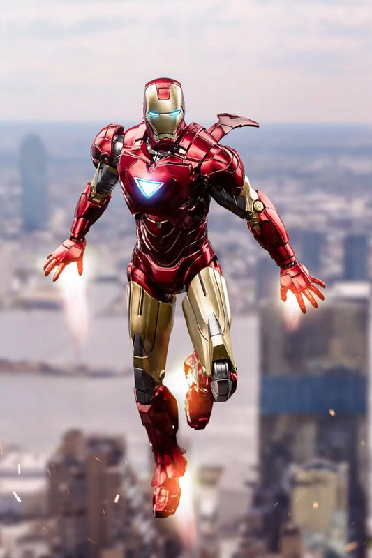 ZD Toys [Iron Man - Mark 6] 1:10 Scale Collectible Figure (LED Version)