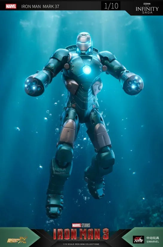 ZD Toys 1906-37 [Iron Man - Mark 37] 1:10 Scale Collectible Figure