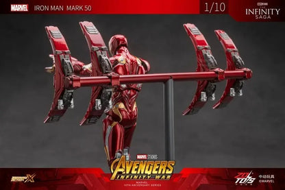 ZD Toys 1909-50 [Iron Man - Mark 85 Movie Scene Set] 1:10 Scale Collectible Figure