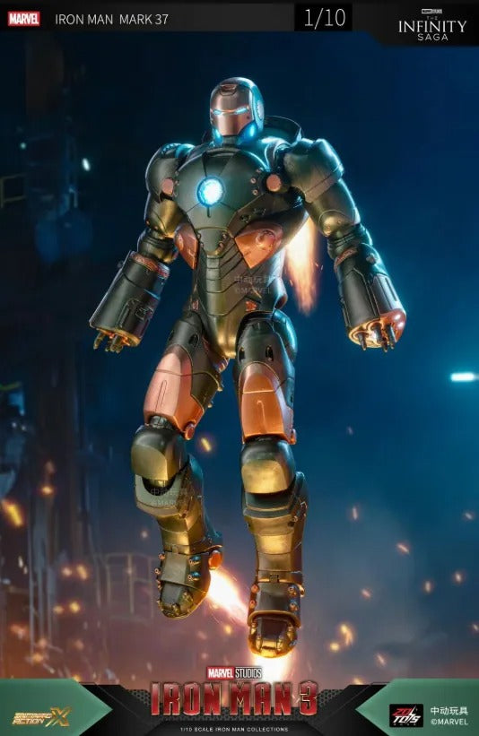 ZD Toys 1906-37 [Iron Man - Mark 37] 1:10 Scale Collectible Figure