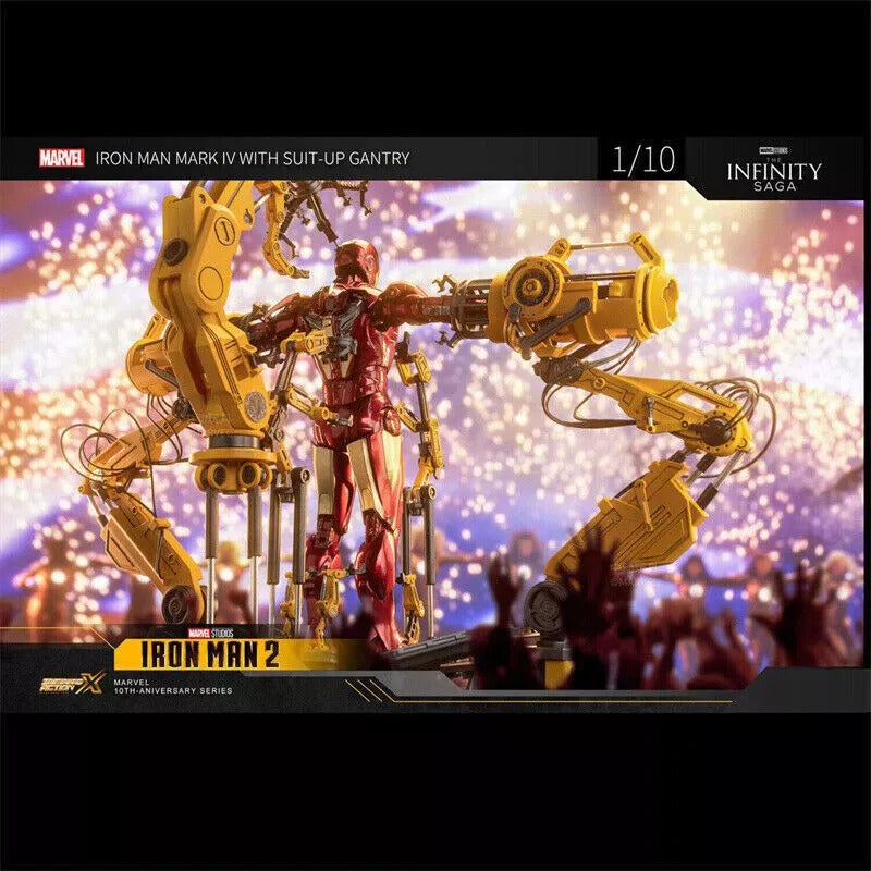 ZD Toys 1918 [Iron Man Mark 4 & Suit-up Gantry]  1:10 Scale Collectible Figure