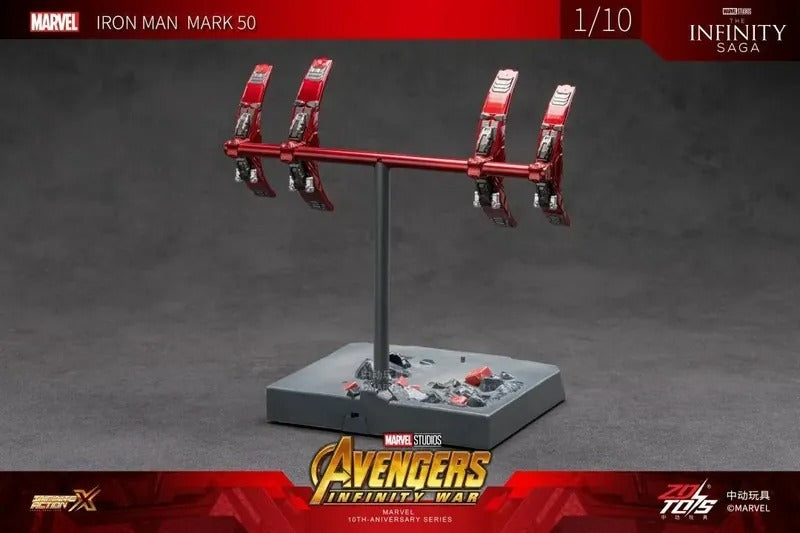 ZD Toys 1909-50 [Iron Man - Mark 85 Movie Scene Set] 1:10 Scale Collectible Figure