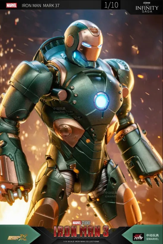 ZD Toys 1906-37 [Iron Man - Mark 37] 1:10 Scale Collectible Figure