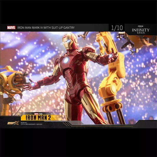 ZD Toys 1918 [Iron Man Mark 4 & Suit-up Gantry]  1:10 Scale Collectible Figure