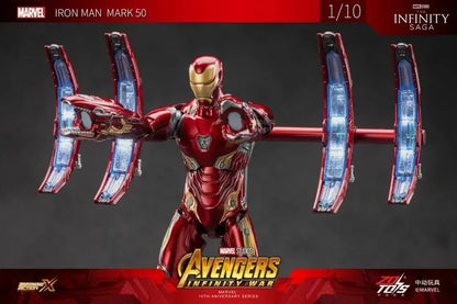 ZD Toys 1909-50 [Iron Man - Mark 85 Movie Scene Set] 1:10 Scale Collectible Figure