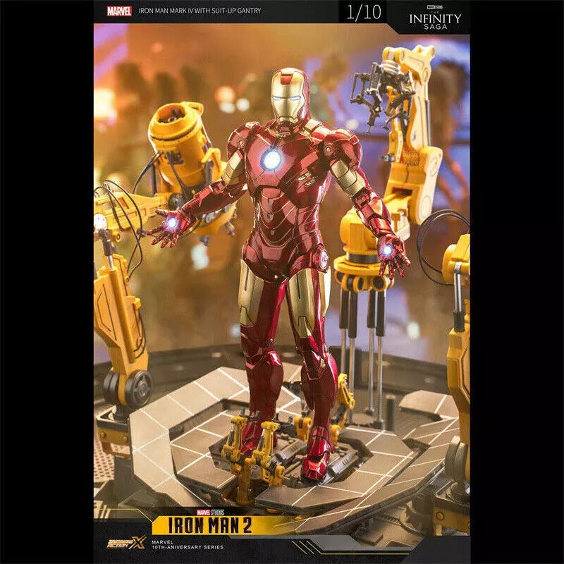 ZD Toys 1918 [Iron Man Mark 4 & Suit-up Gantry]  1:10 Scale Collectible Figure