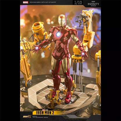 ZD Toys 1918 [Iron Man Mark 4 & Suit-up Gantry]  1:10 Scale Collectible Figure