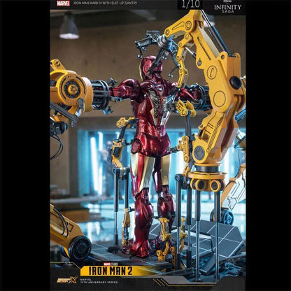 ZD Toys 1918 [Iron Man Mark 4 & Suit-up Gantry]  1:10 Scale Collectible Figure