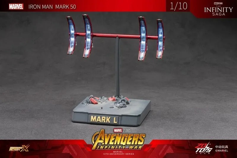 ZD Toys 1909-50 [Iron Man - Mark 85 Movie Scene Set] 1:10 Scale Collectible Figure