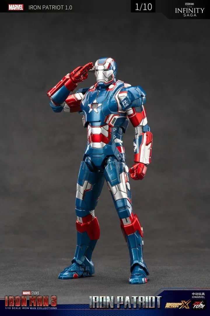 ZD Toys 1906-52 [Iron Patriot] 1:10 Scale Collectible Figure