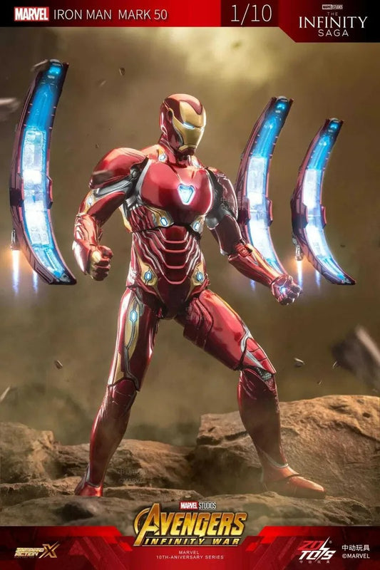 ZD Toys 1909-50 [Iron Man - Mark 85 Movie Scene Set] 1:10 Scale Collectible Figure