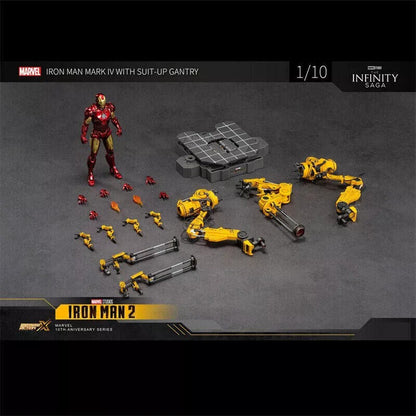 ZD Toys 1918 [Iron Man Mark 4 & Suit-up Gantry]  1:10 Scale Collectible Figure