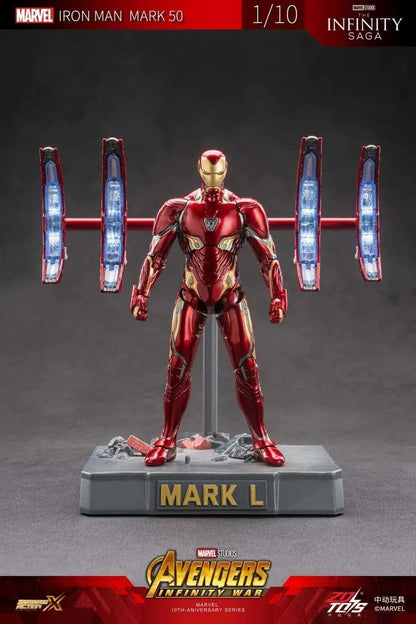 ZD Toys 1909-50 [Iron Man - Mark 85 Movie Scene Set] 1:10 Scale Collectible Figure