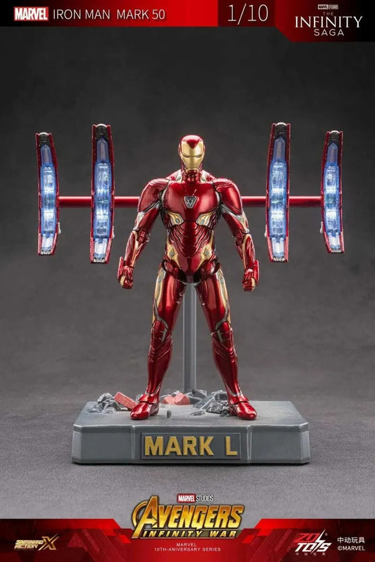 ZD Toys 1909-50 [Iron Man - Mark 85 Movie Scene Set] 1:10 Scale Collectible Figure
