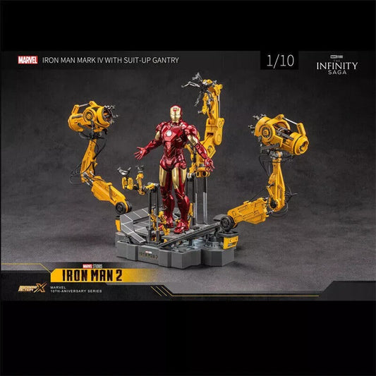 ZD Toys 1918 [Iron Man Mark 4 & Suit-up Gantry]  1:10 Scale Collectible Figure