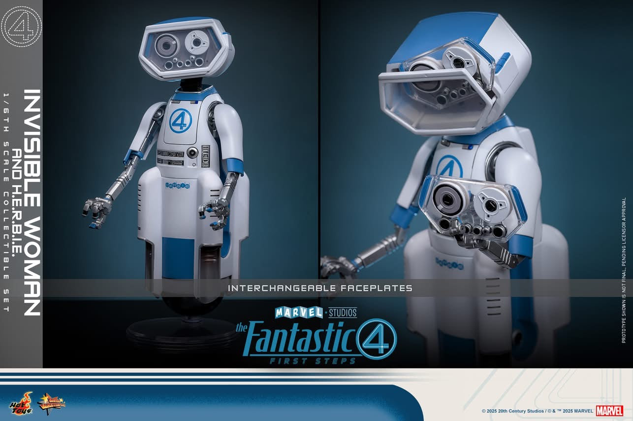 (Preorder) Hot Toys MMS824B The Fantastic Four: First Steps [Invisible Woman and H.E.R.B.I.E.] (Special Edition) 1/6th Scale Collectible Figure
