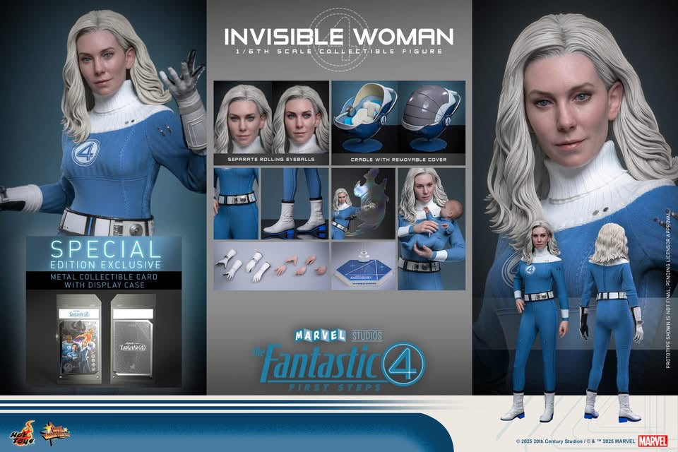 (Preorder) Hot Toys MMS823B The Fantastic Four: First Steps [Invisible Woman](Special Edition) 1/6th Scale Collectible Figure