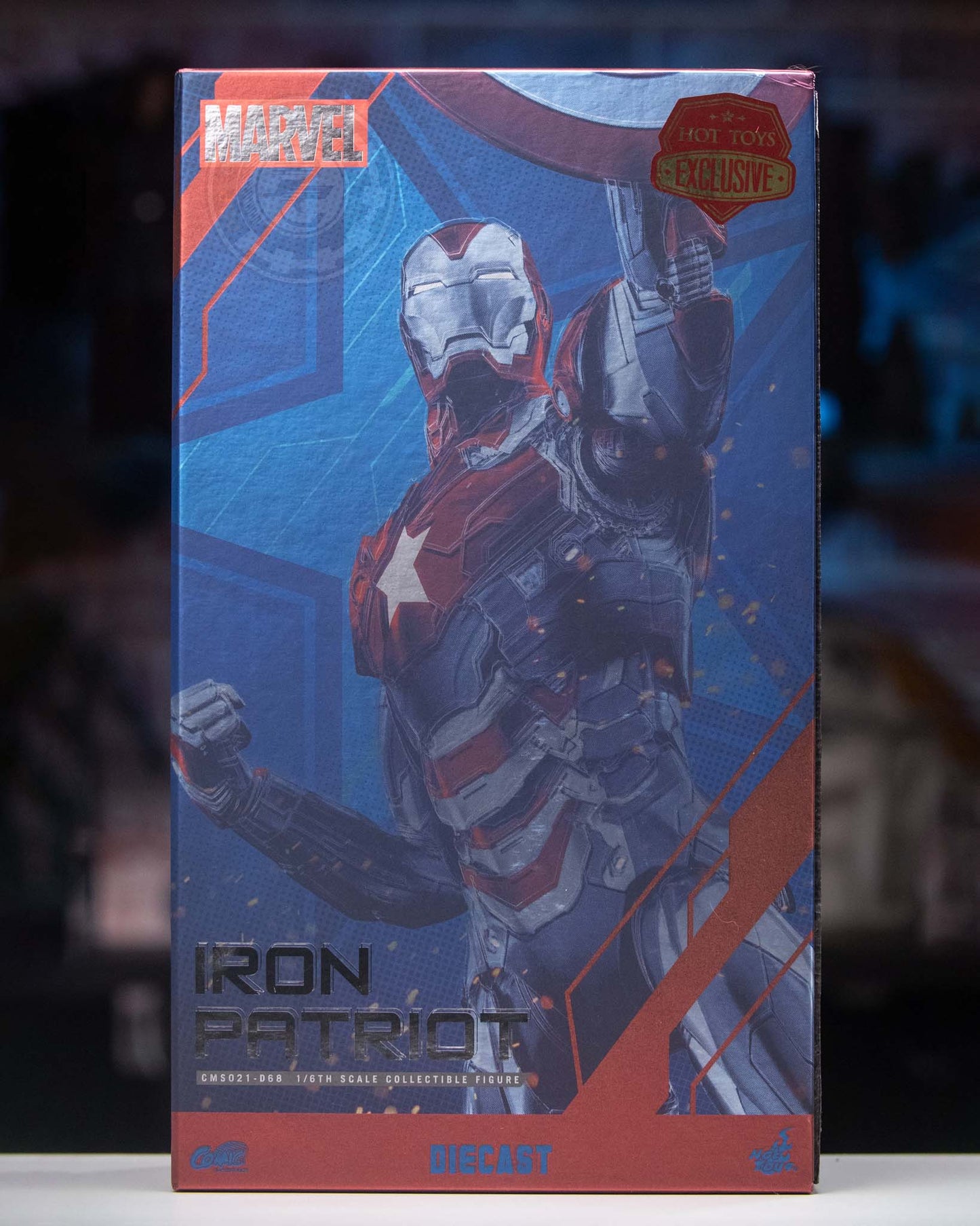 Hot Toys CMS021D68 Marvel Comics [Iron Patriot] (Hot Toys Exclusive) 1/6th scale Collectible Figure