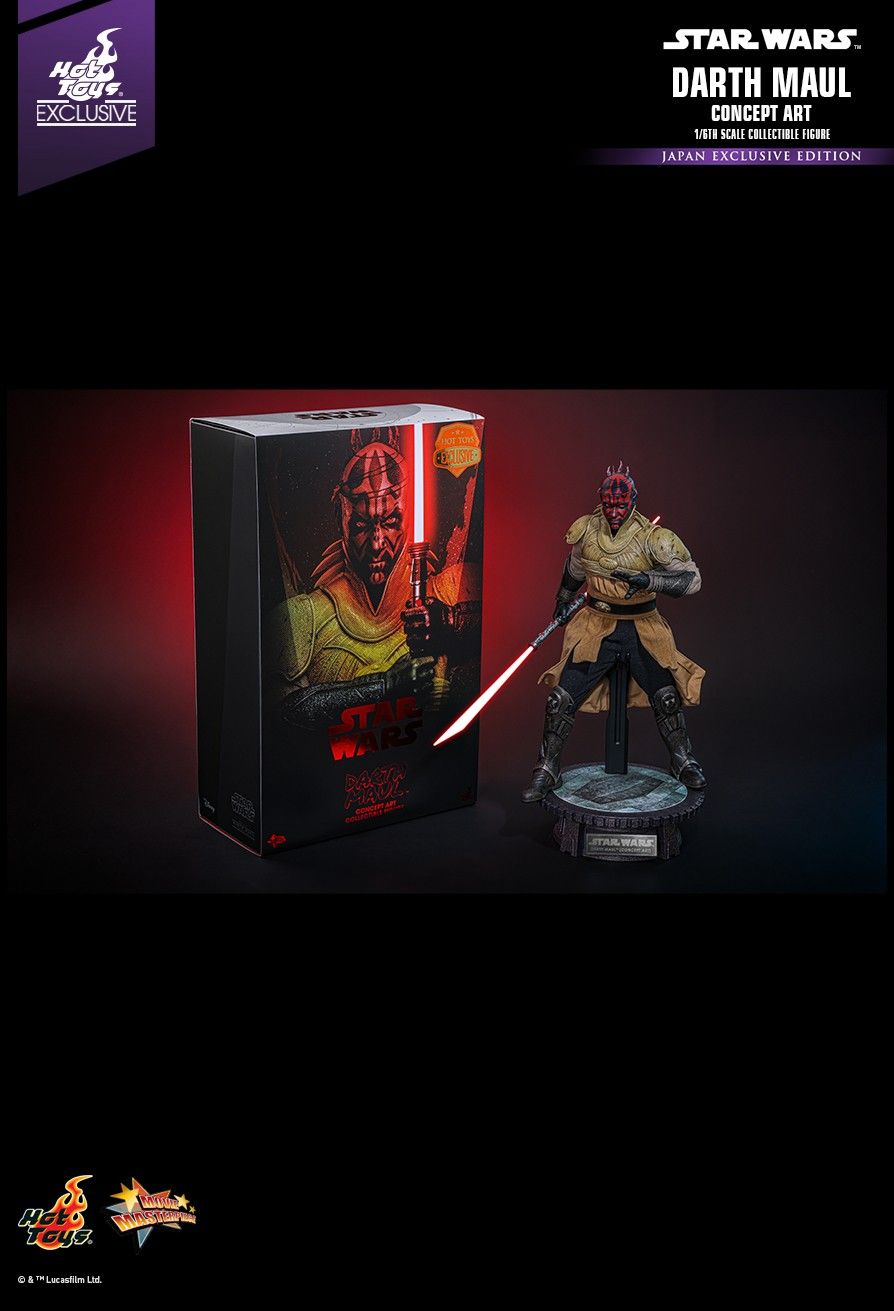 Hot Toys - MMS778B - Star Wars: Episode I The Phantom Menace - Darth Maul (Concept Art) [Japan Edition] - 1/6 Scale Collectible Figure