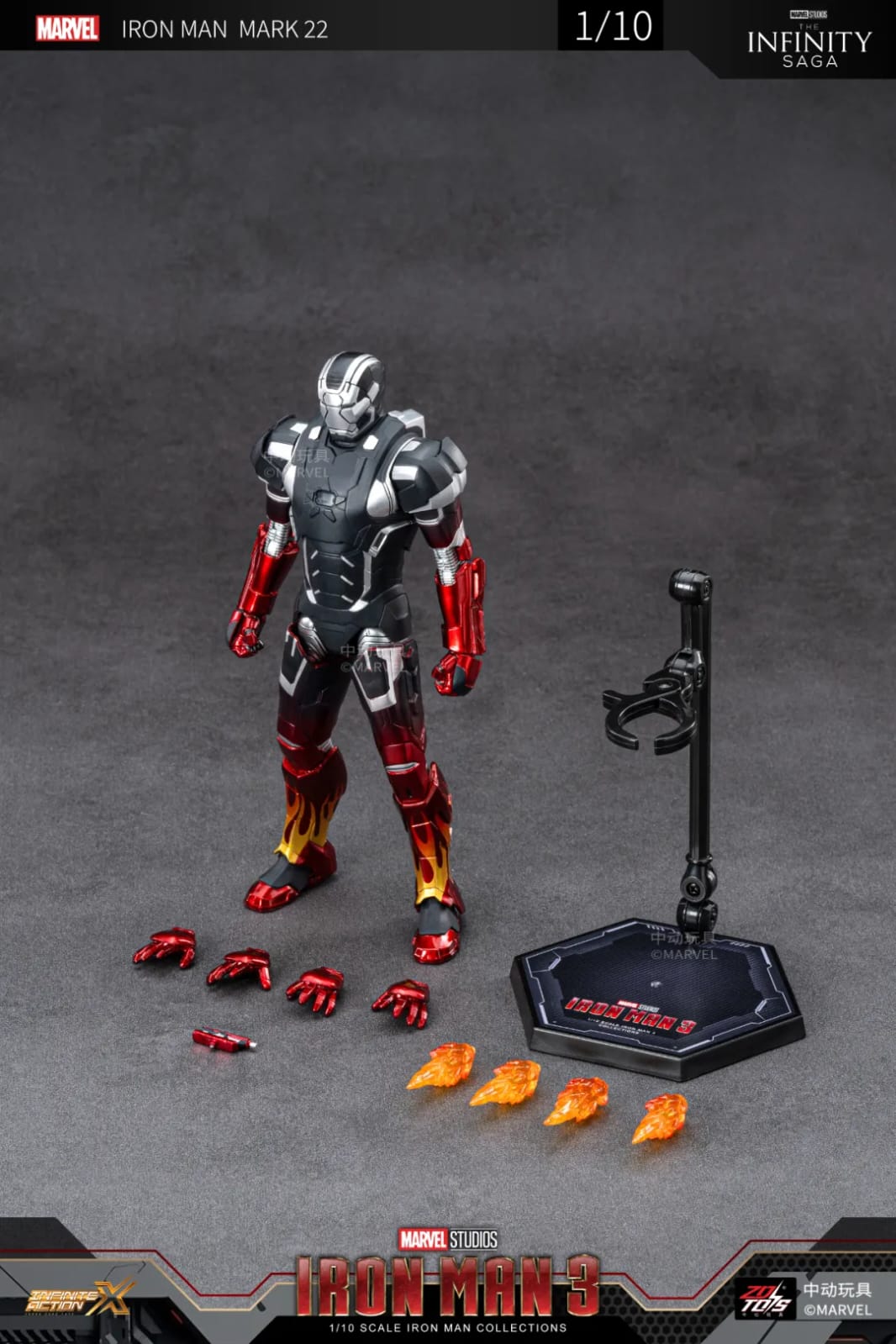 ZD Toys [Iron Man 3 Mark 22] 1:10 Scale Collectible Figure
