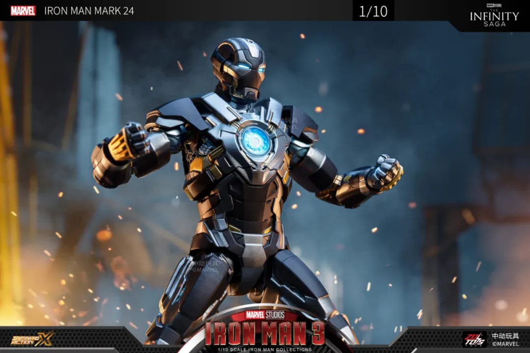 ZD Toys [Iron Man 3 - Mark 24] 1:10 Scale Collectible Figure