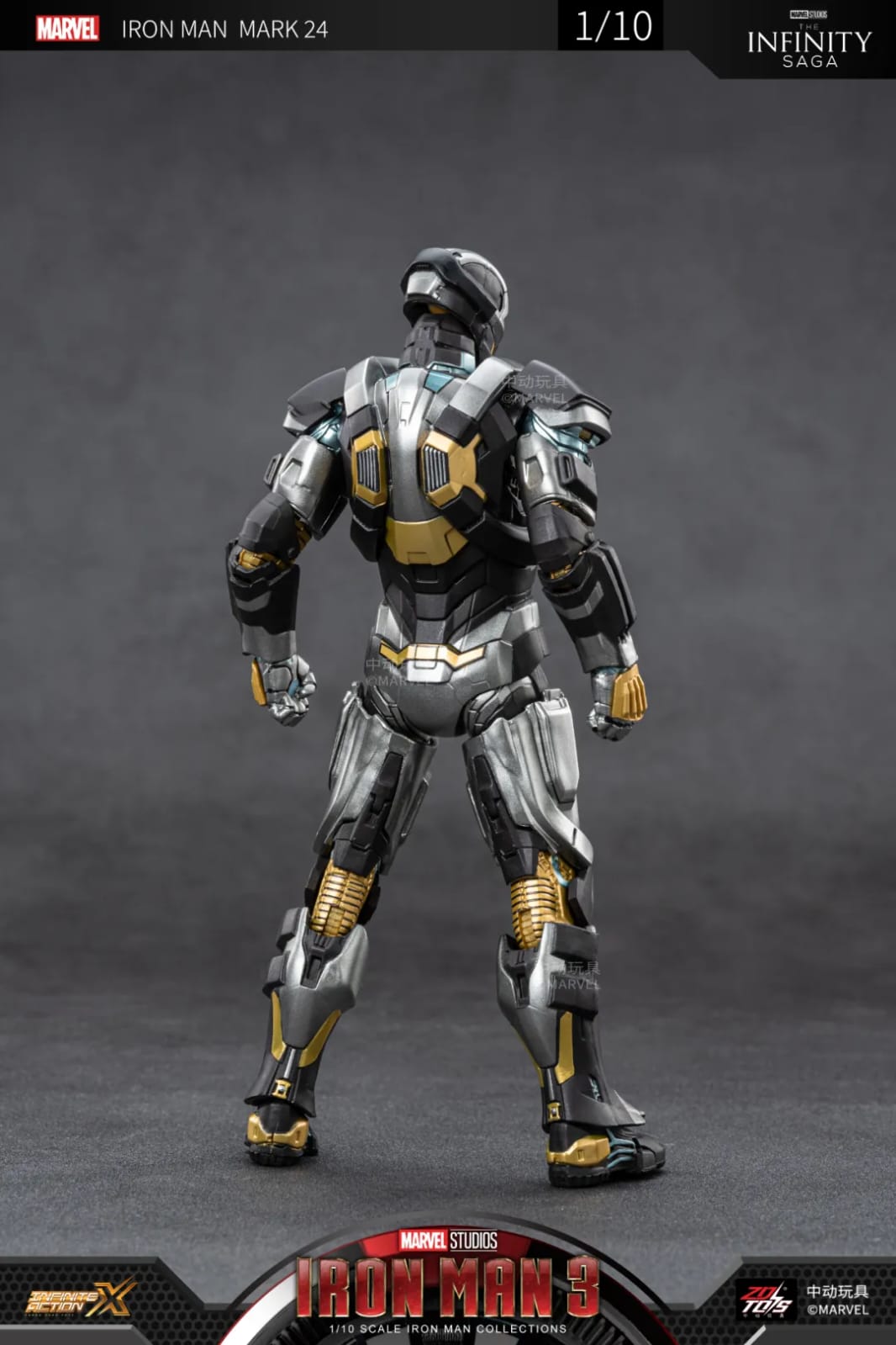 ZD Toys [Iron Man 3 - Mark 24] 1:10 Scale Collectible Figure