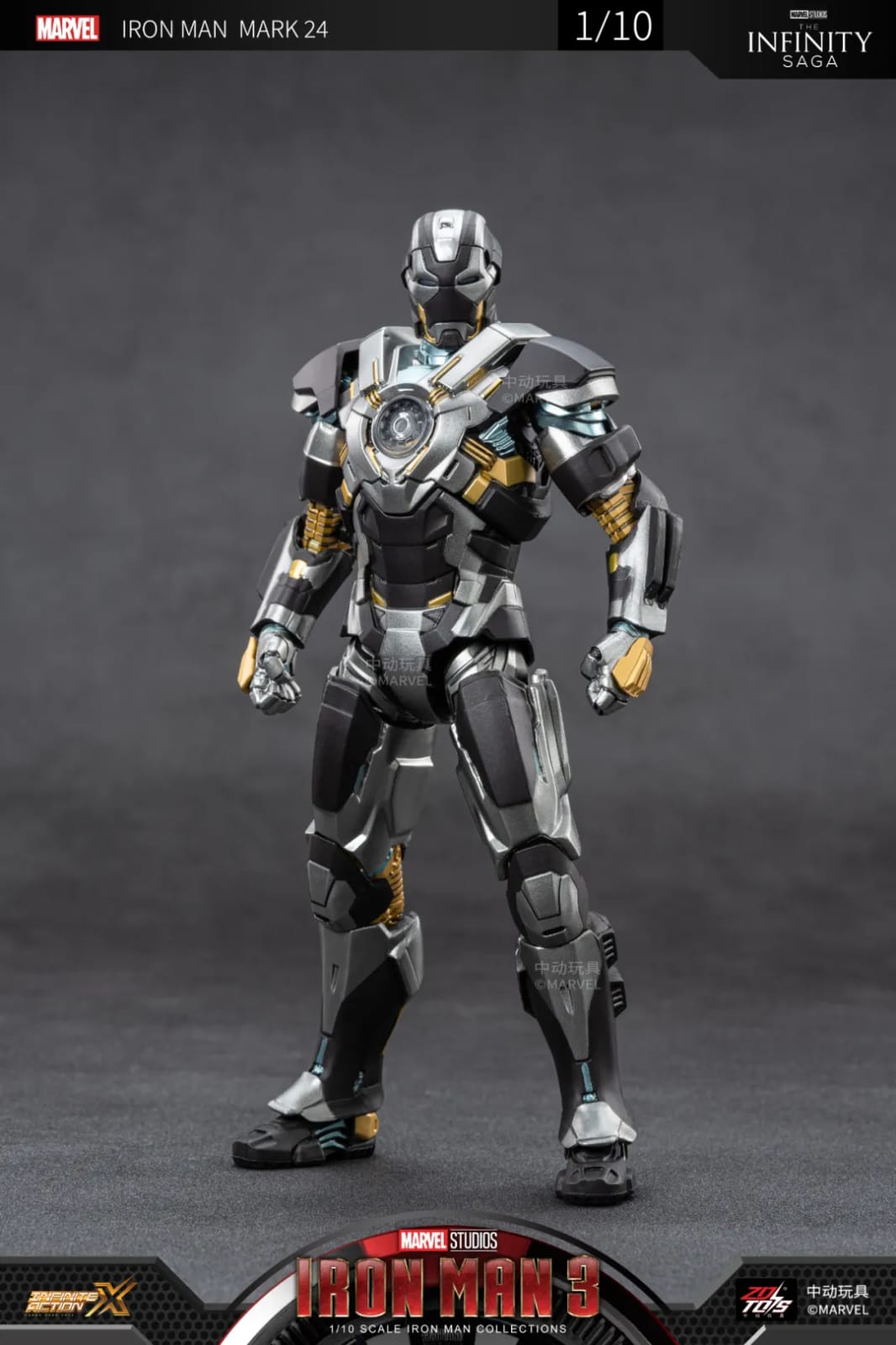 ZD Toys [Iron Man 3 - Mark 24] 1:10 Scale Collectible Figure