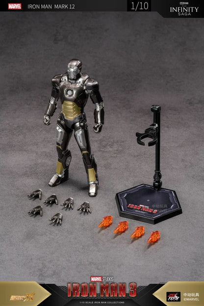 ZD Toys 1906-12 [Iron Man - Mark 12] 1:10 Scale Collectible Figure
