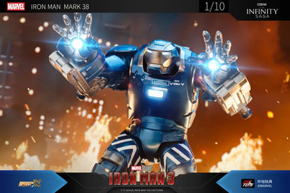 ZD Toys 1906-38 [Iron Man - Mark 38] 1:10 Scale Collectible Figure