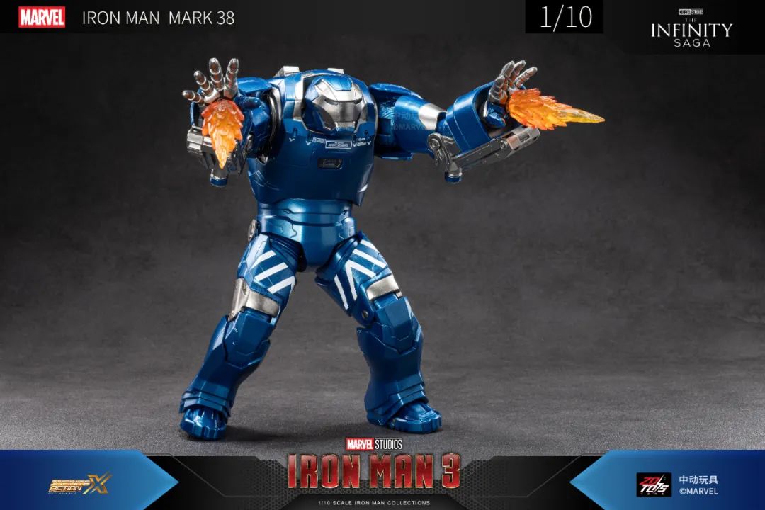 ZD Toys 1906-38 [Iron Man - Mark 38] 1:10 Scale Collectible Figure
