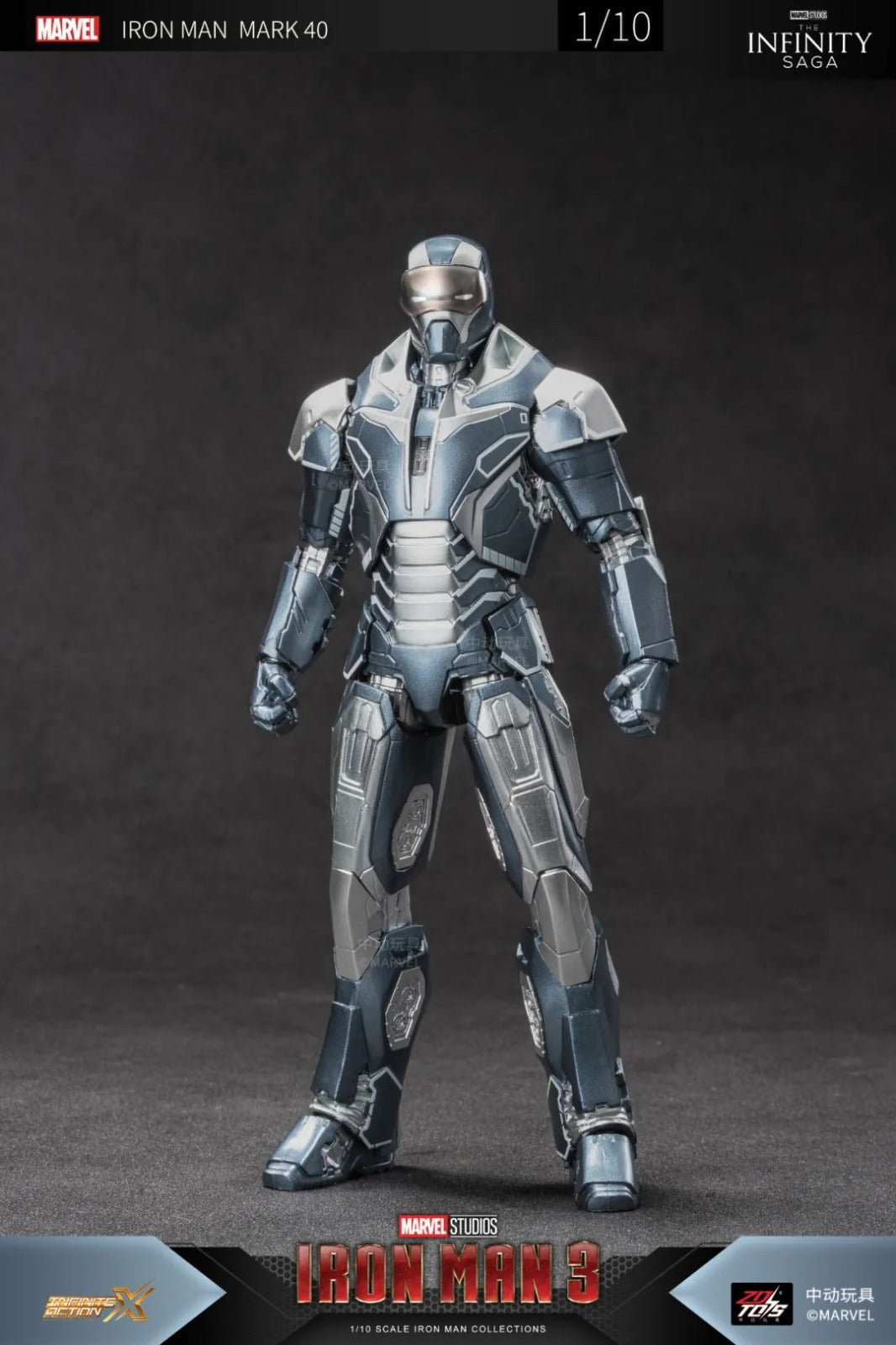ZD Toys 1906-40 [Iron Man - Mark 40] 1:10 Scale Collectible Figure