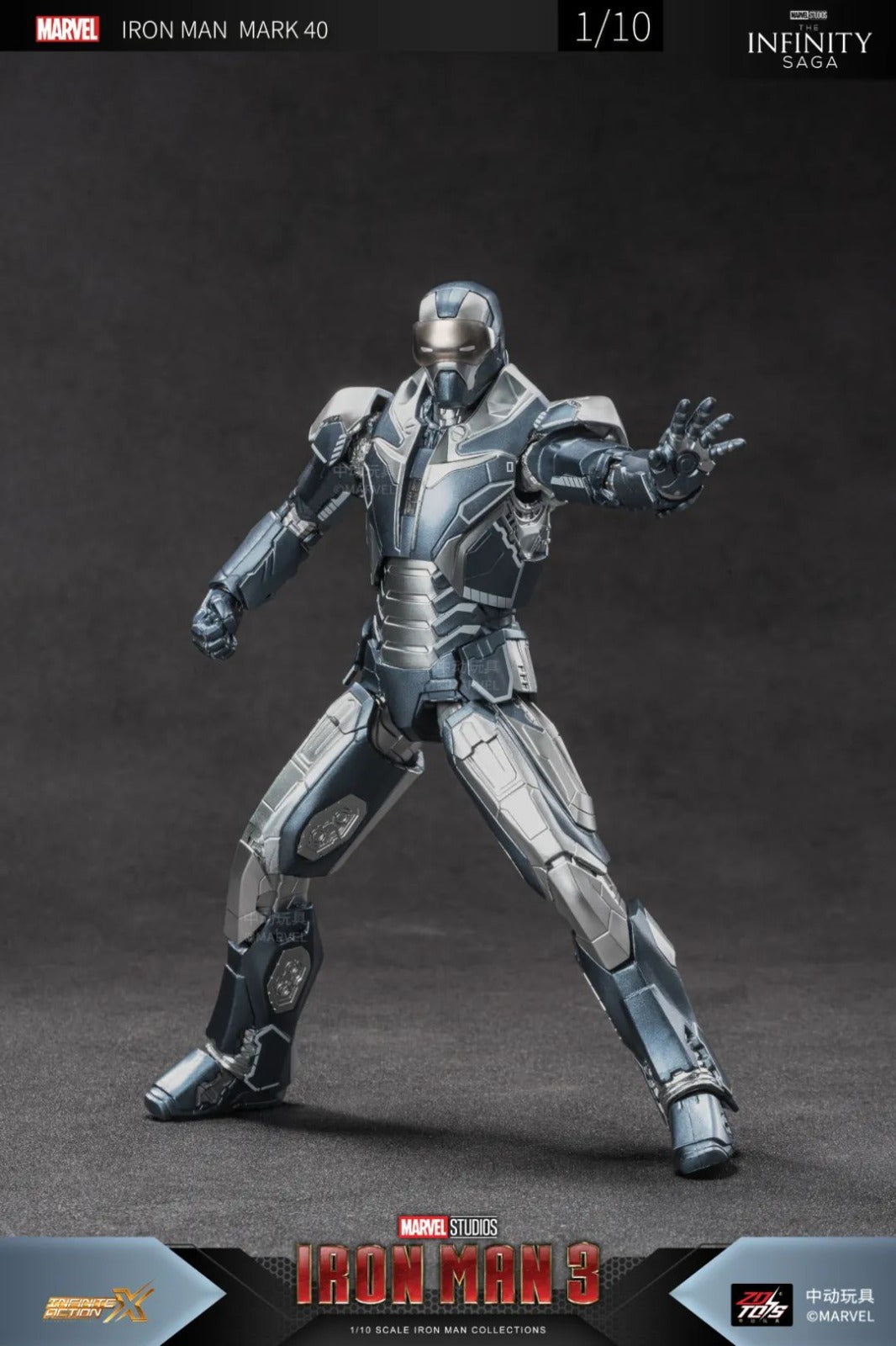 ZD Toys 1906-40 [Iron Man - Mark 40] 1:10 Scale Collectible Figure