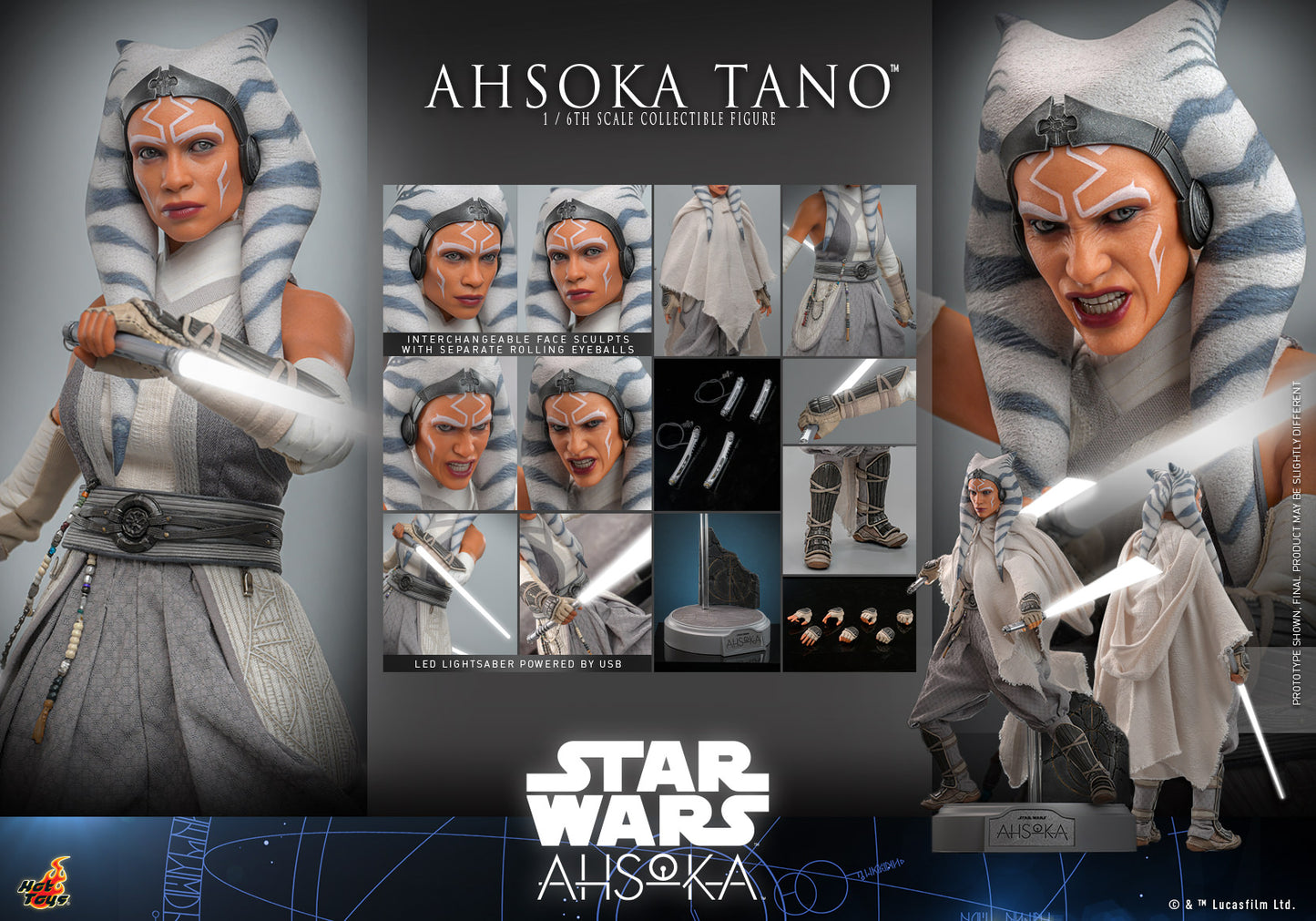 Hot Toys Star Wars TMS118 [Ahsoka Ahsoka Tano] 1/6 Scale Collectible Figure