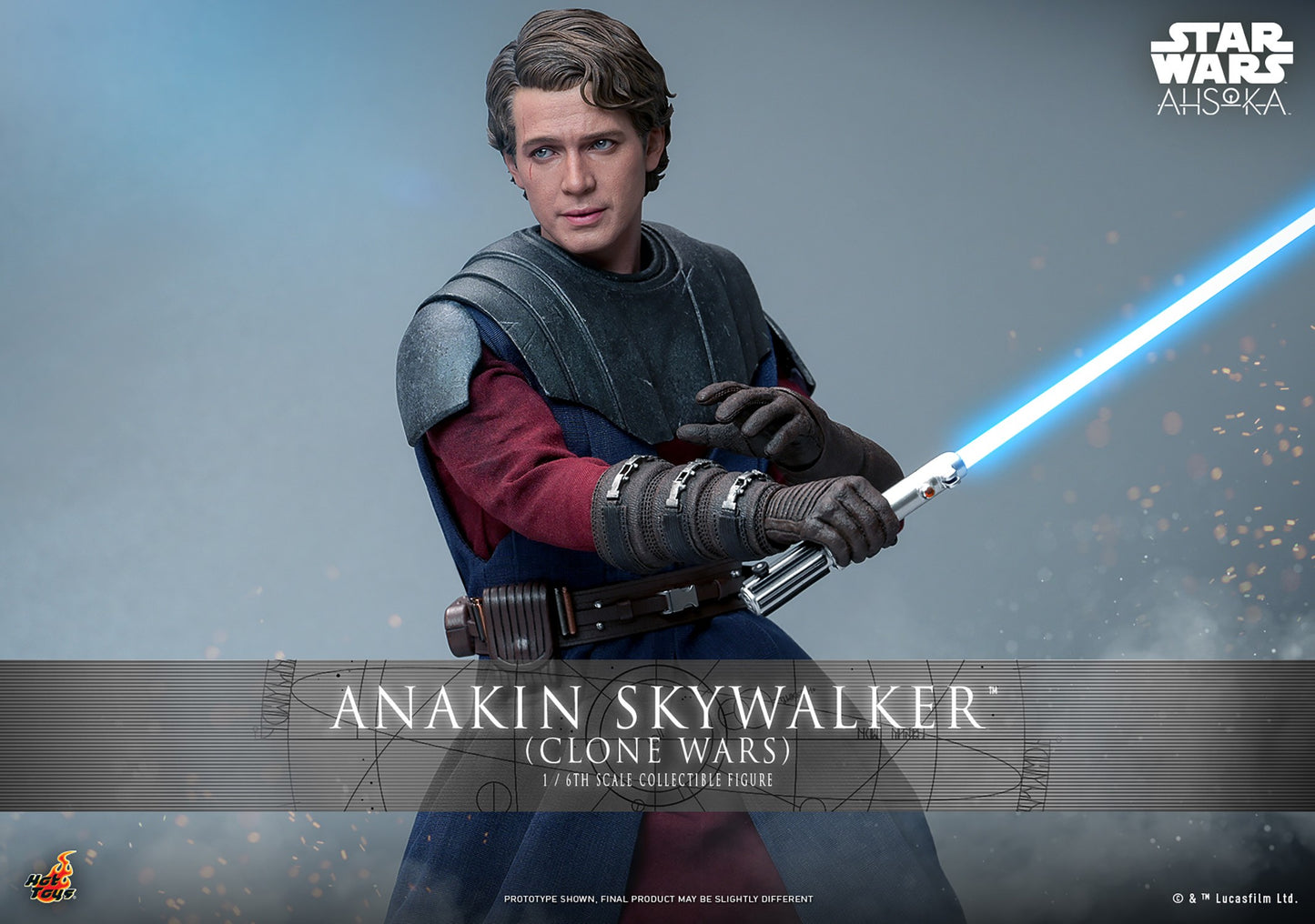 Hot Toys TMS129 Star Wars [Ahsoka Anakin Skywalker Clone Wars] 1/6 Scale Collectible Figure
