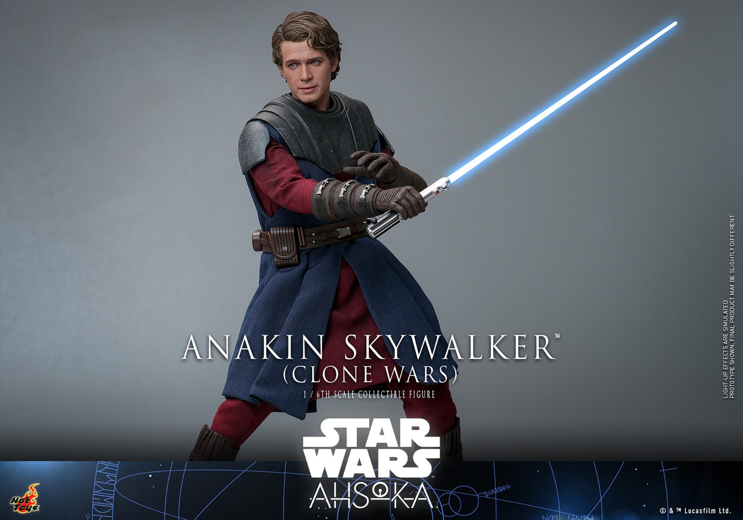 Hot Toys TMS129 Star Wars [Ahsoka Anakin Skywalker Clone Wars] 1/6 Scale Collectible Figure