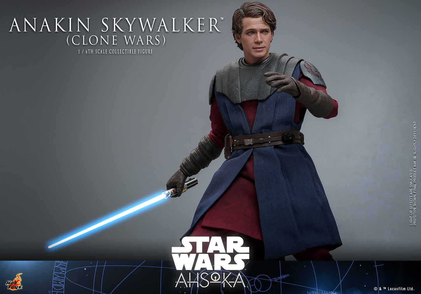 Hot Toys TMS129 Star Wars [Ahsoka Anakin Skywalker Clone Wars] 1/6 Scale Collectible Figure