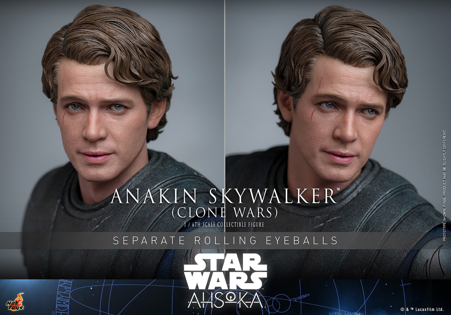 Hot Toys TMS129 Star Wars [Ahsoka Anakin Skywalker Clone Wars] 1/6 Scale Collectible Figure