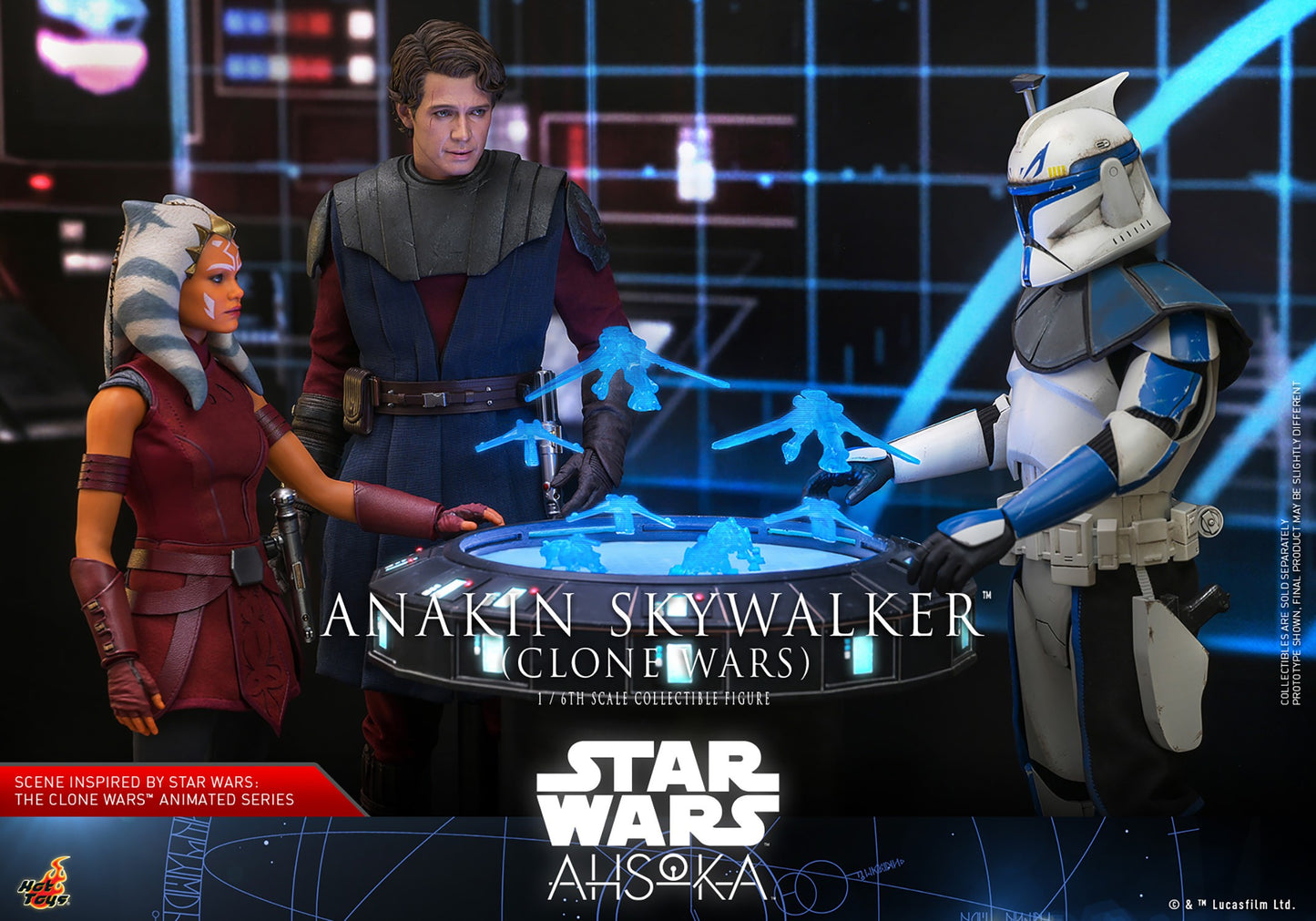 Hot Toys TMS129 Star Wars [Ahsoka Anakin Skywalker Clone Wars] 1/6 Scale Collectible Figure