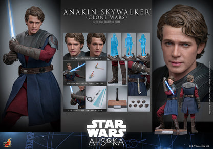 Hot Toys TMS129 Star Wars [Ahsoka Anakin Skywalker Clone Wars] 1/6 Scale Collectible Figure