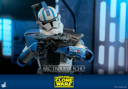 Hot Toys TMS133 Star Wars The Clone Wars [Arc Trooper Echo] 1/6 Scale Collectible Figure