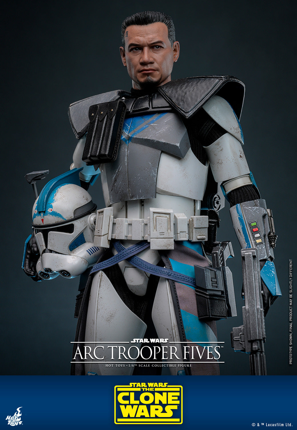 Hot Toys TMS132 Star Wars The Clone Wars [Arc Trooper Fives] 1/6 Scale Collectible Figure